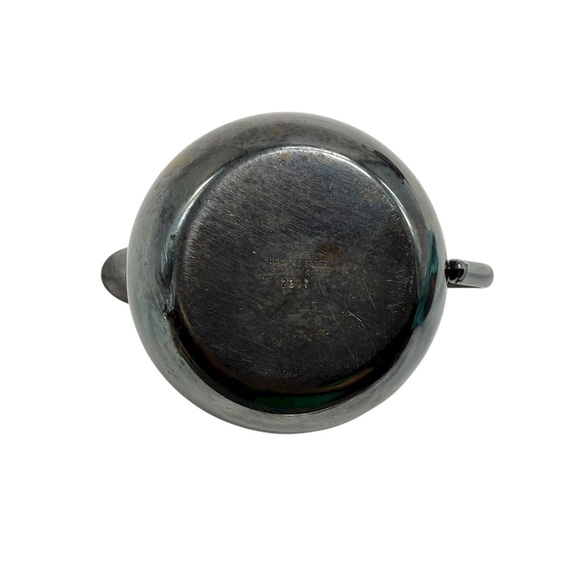 Teapot Creamer & Sugar Bowl Set F B Rogers Silver Over Copper Vintage DECOR ONLY - Picture 13 of 16